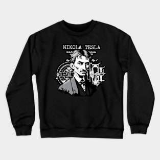 Nikola Tesla - Visionary Inventor and Scientist Crewneck Sweatshirt